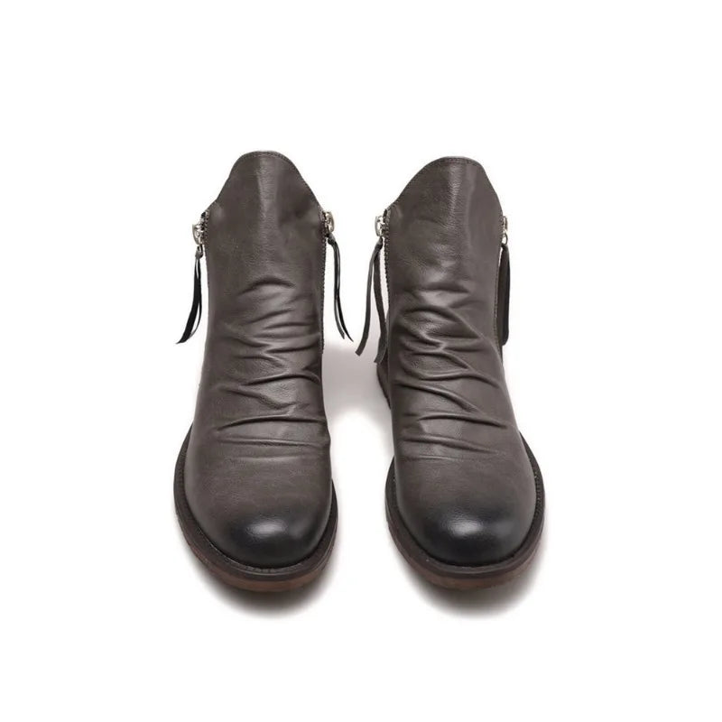 Elegante chelsea boots van echt leer voor mannen
