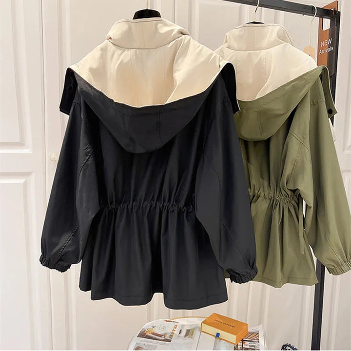 Lilyna | stijlvolle waterafstotende trenchcoat