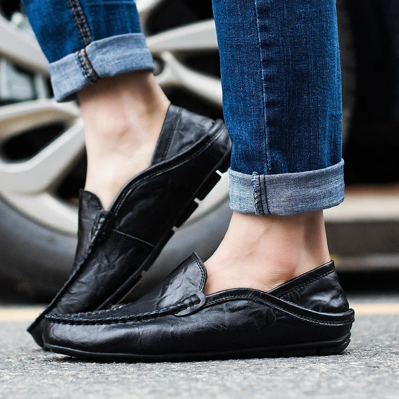 Herenschoenen van echt Italiaans leer