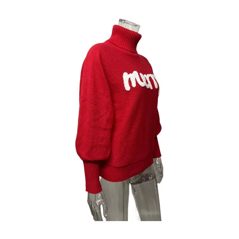 Emerie - warme feestelijke coltrui voor dames