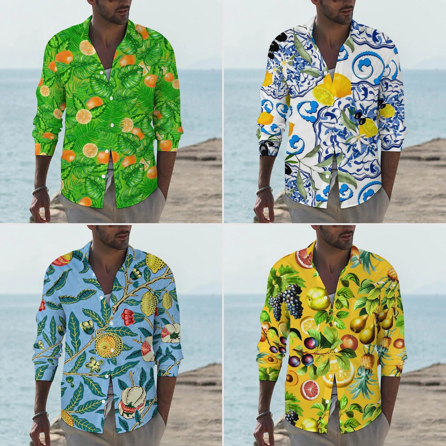 Gerald - shirt met lange mouwen voor heren