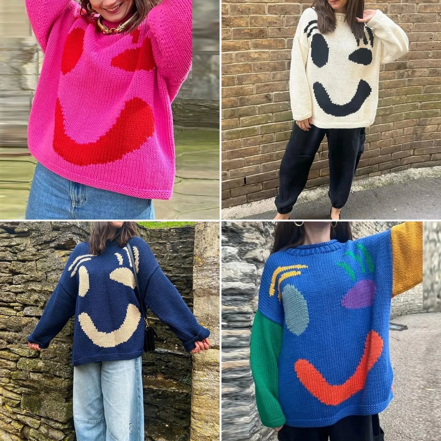 Nancy - oversized gebreide trui voor dames