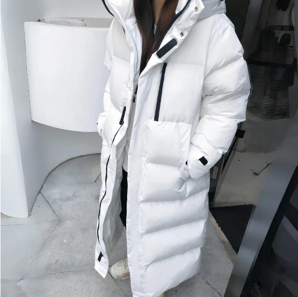 Fleur - water- en winddichte lange jas