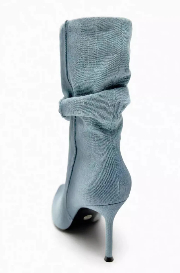 Norina | elyce denim laarzen met hoge hak voor dames