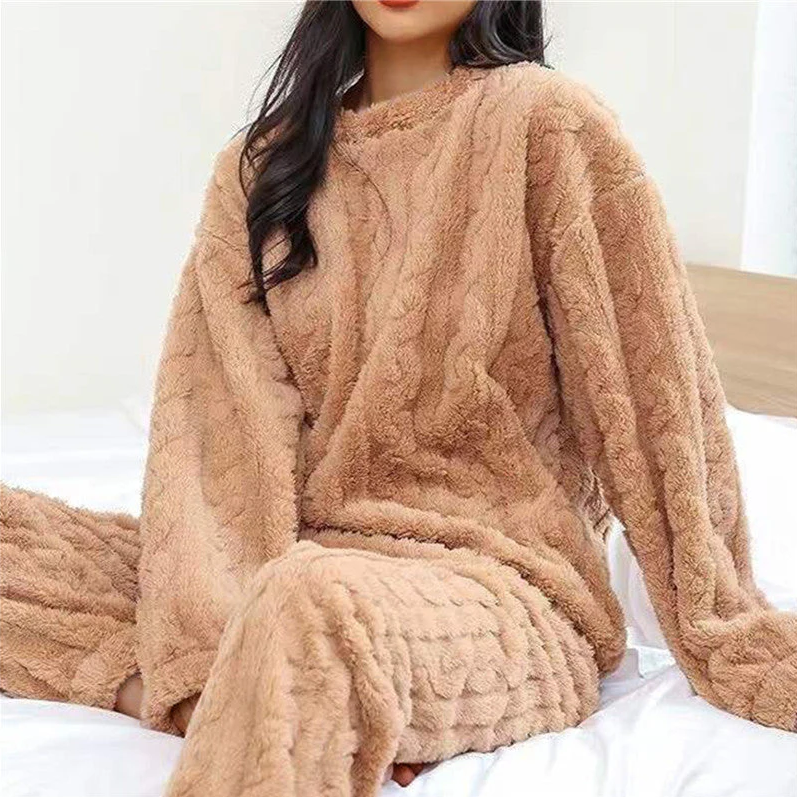 Fleece pyjamaset voor gezelligheid voor dames