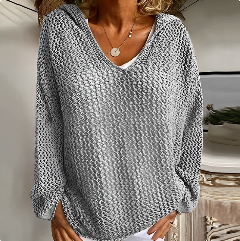 Melissa - comfortabele gebreide hoodie