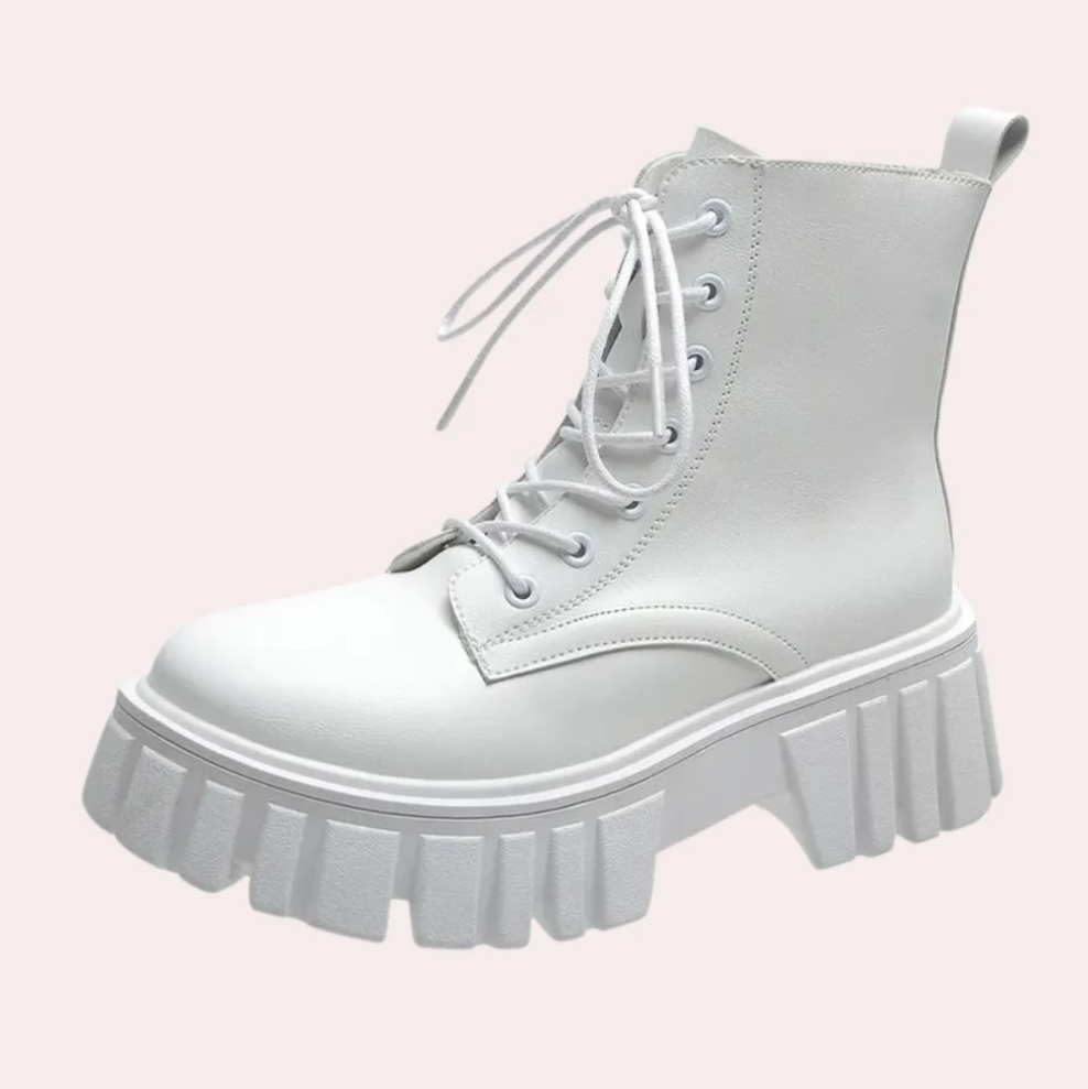 Venetia - dames veterlaarzen met robuuste zool