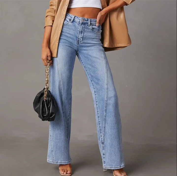 Amares | denim uitlopende jeans