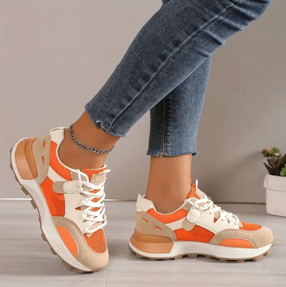 Casual kleurrijke ademende sneakers voor dames