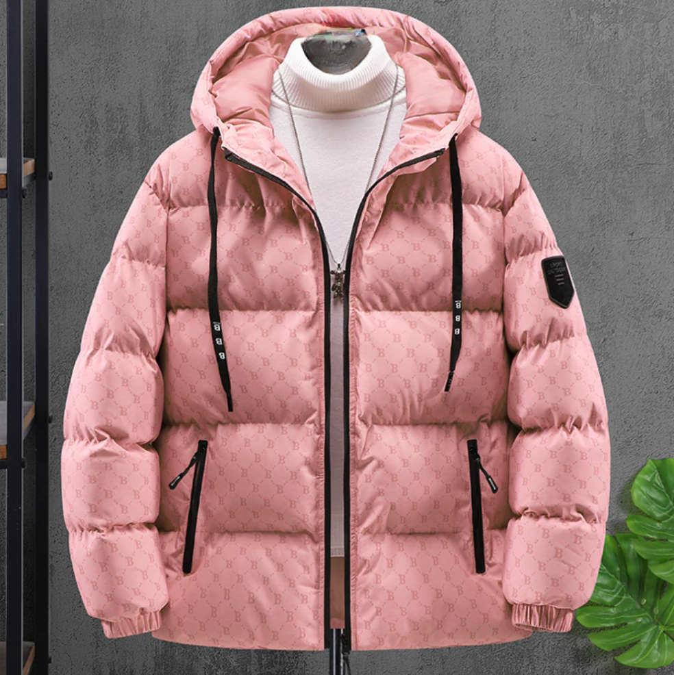 Ole - warm gewatteerde herenjas met capuchon