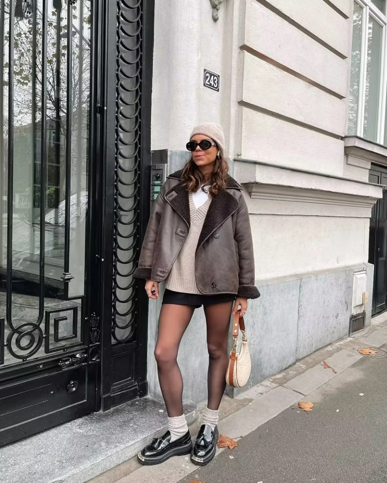 Tatjana | duurzaam faux oversized jack voor dames