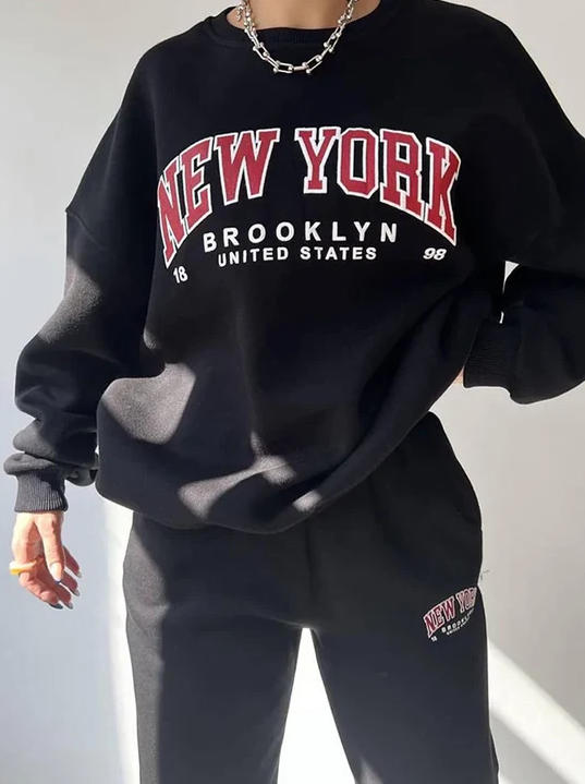 Liora - plus size tweedelige set newyork