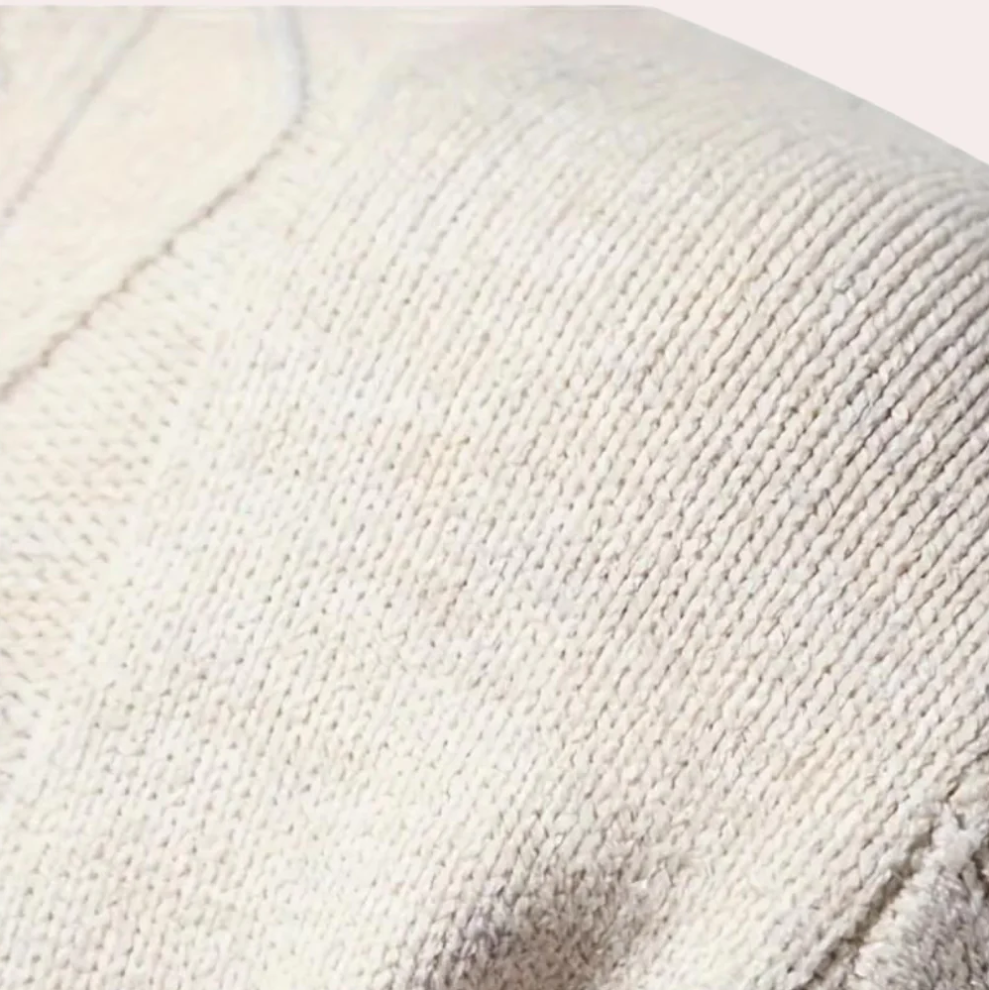 Ladislau - gebreide herentrui met contrastpatroon