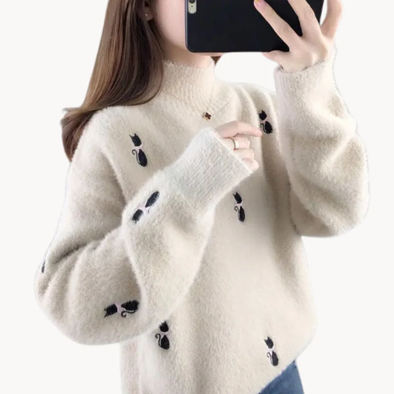 Mariana | zachte pluizige coltrui voor dames