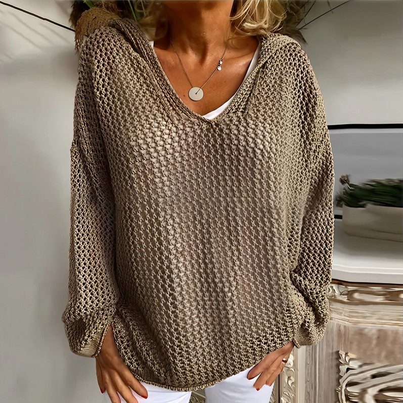 Melissa - comfortabele gebreide hoodie