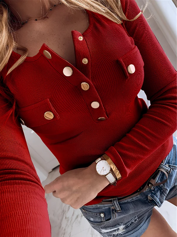 Christel | stijlvolle en comfortabele blouse met lange mouwen