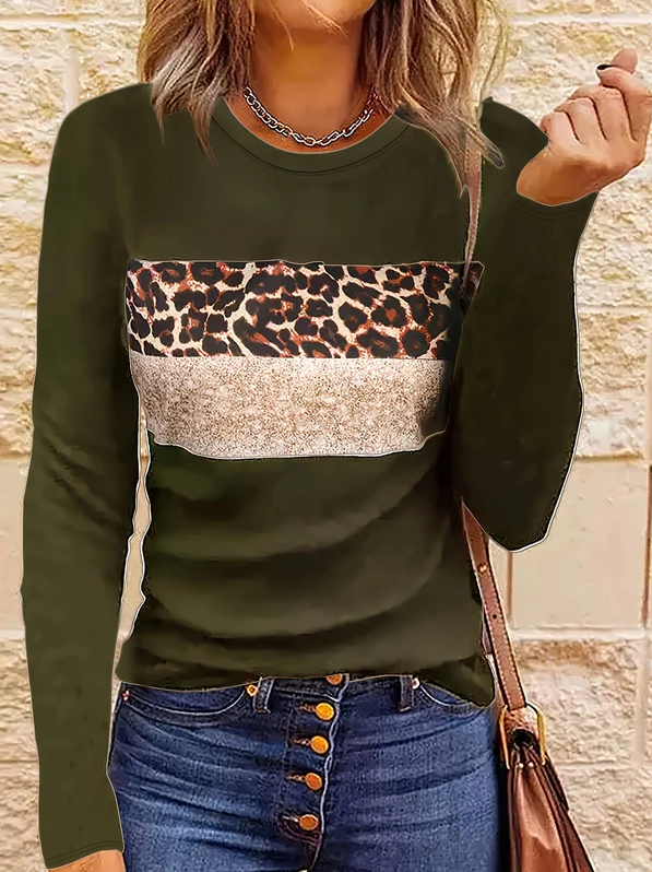 Emmi | het chique shirt met lange mouwen en luipaardprint