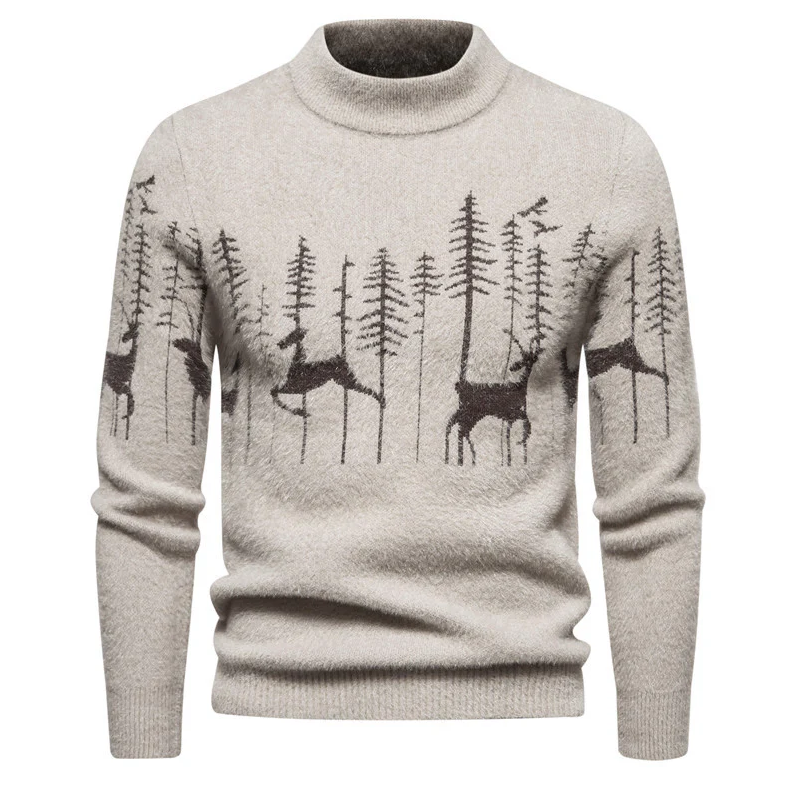Premium herentrui in kerstlook