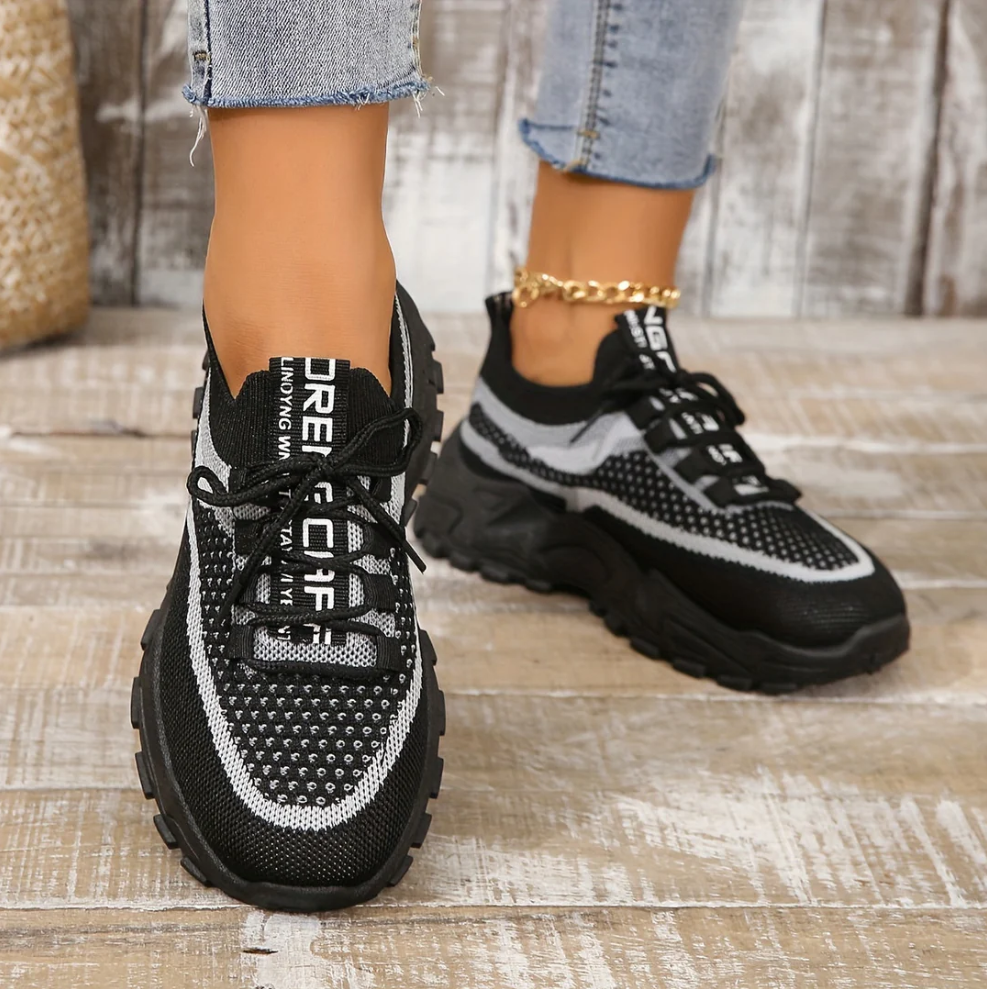 Ademende mesh-sneakers voor dames