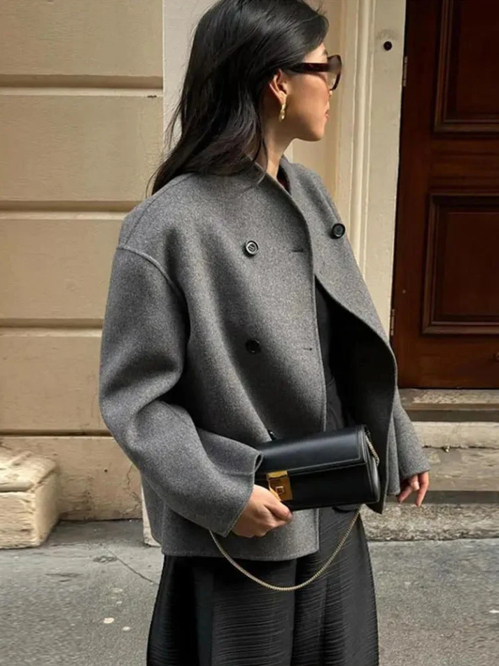 Lisa | trendy oversized pasvorm damenmantel