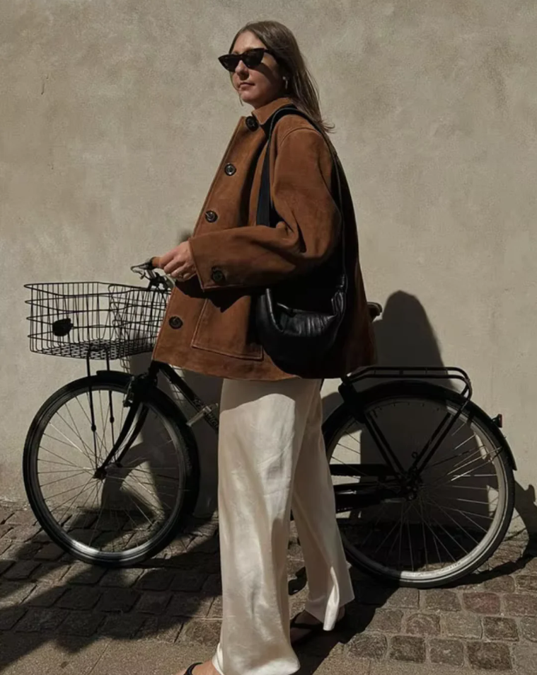 Lelie | luxe camel suède damesblazer