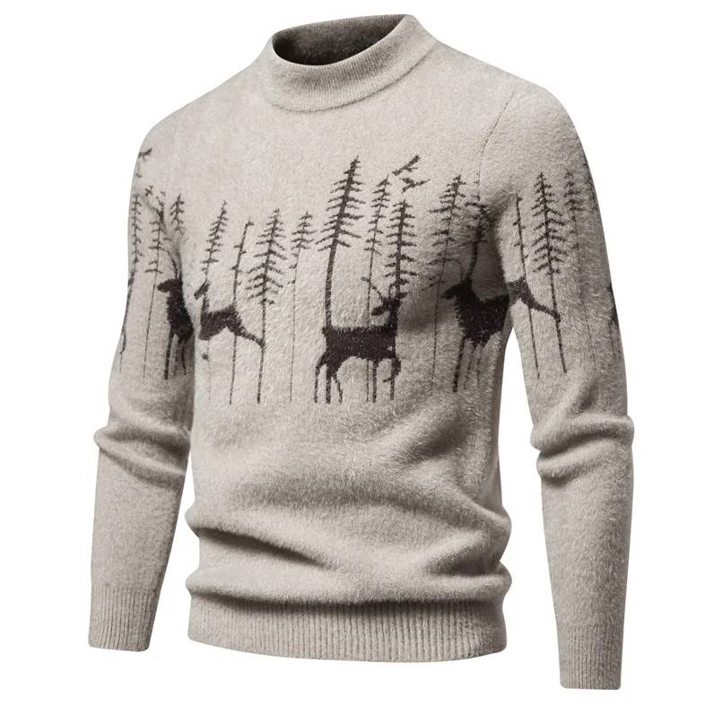 Premium herentrui in kerstlook
