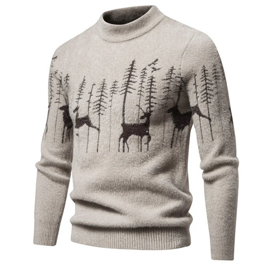 Premium herentrui in kerstlook