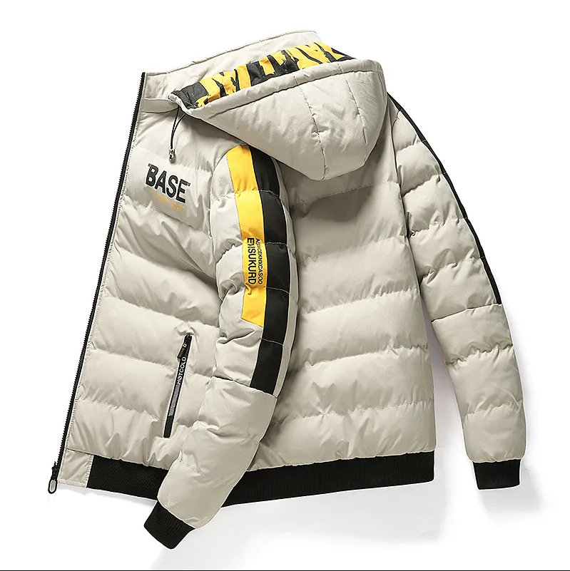 Warme donzen winterjas voor heren