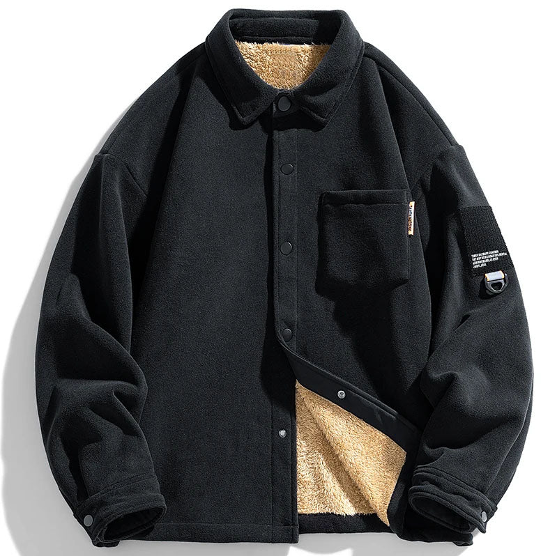 Valento - suède fleece gevoerde jas