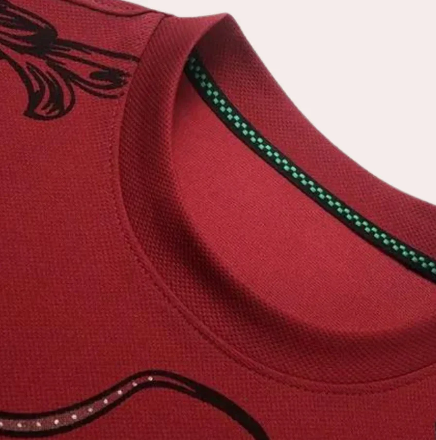 Comfortabel herensweatshirt met ronde hals