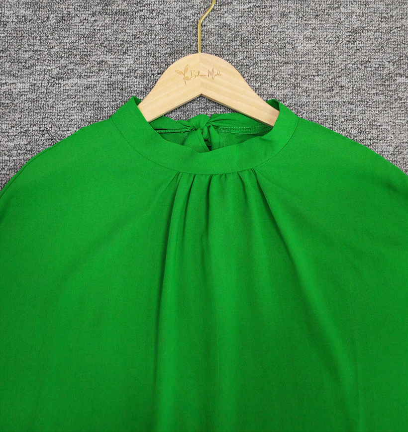 FallStyle - trendy effen top met korte mouwen