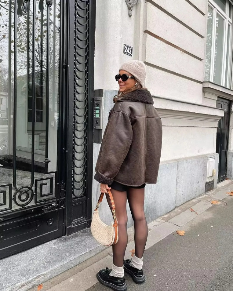 Tatjana | duurzaam faux oversized jack voor dames