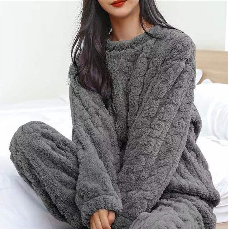 Fleece pyjamaset voor gezelligheid voor dames