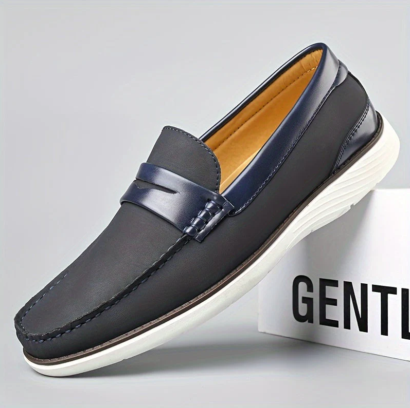 Hoogwaardige herenloafers van leer - elegant schoendesign