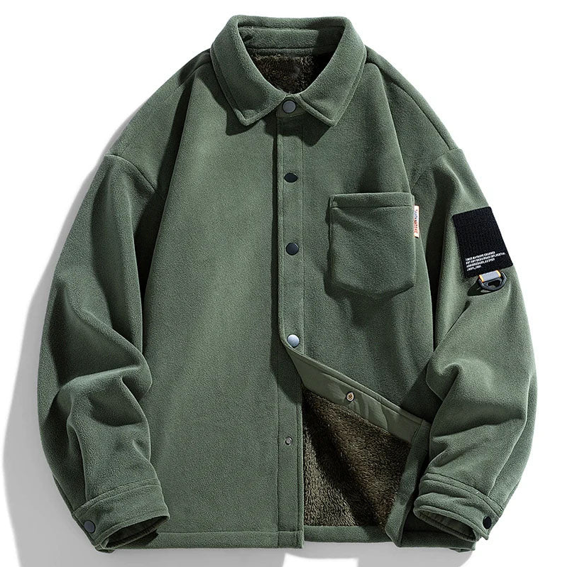 Valento - suède fleece gevoerde jas