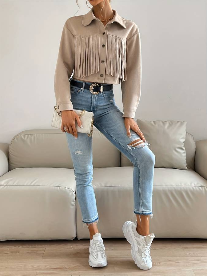 Maayke - bohemien kort jasje voor dames