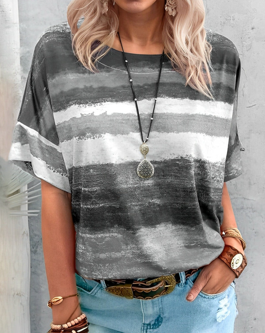 Aina - basic t-shirt met ronde hals voor dames