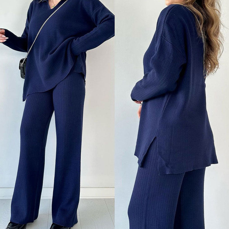 Lauren | chique tweedelige set met v-hals voor dames