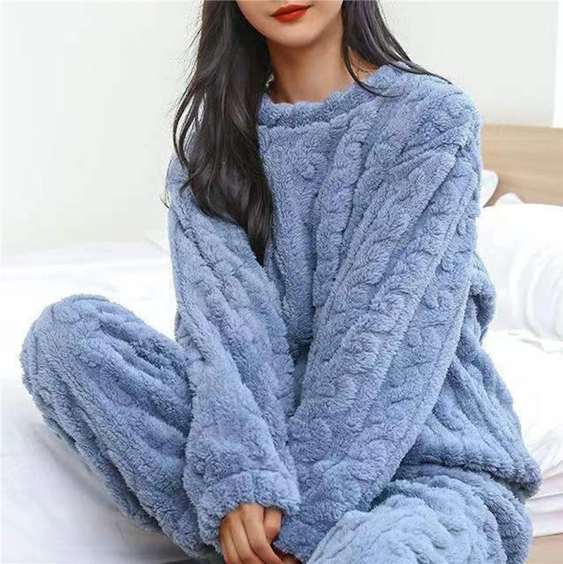 Fleece pyjamaset voor gezelligheid voor dames