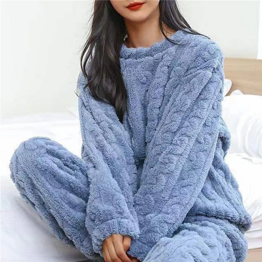 Fleece pyjamaset voor gezelligheid voor dames