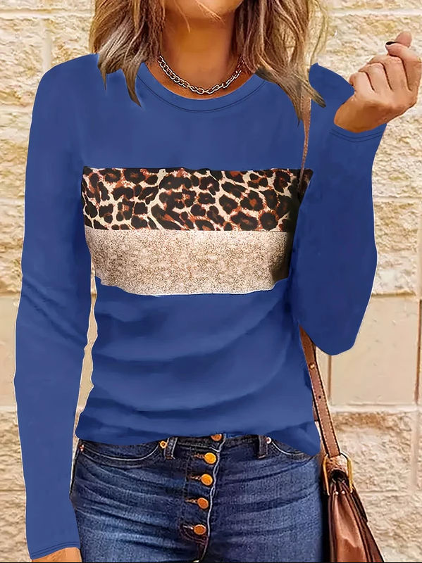 Emmi | het chique shirt met lange mouwen en luipaardprint