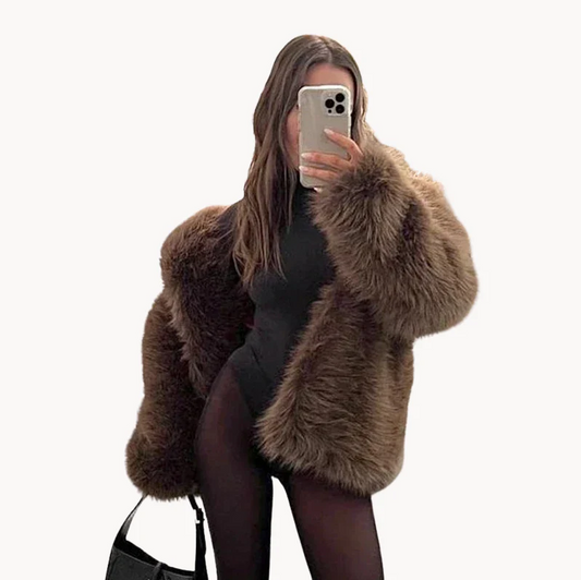 Ivankav | luxe jasje van zacht imitatiebont voor dames