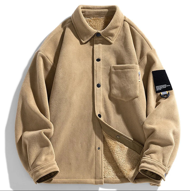 Valento - suède fleece gevoerde jas