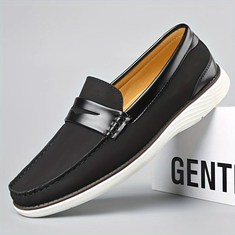 Hoogwaardige herenloafers van leer - elegant schoendesign