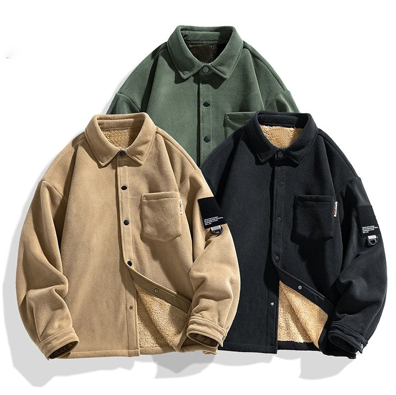 Valento - suède fleece gevoerde jas