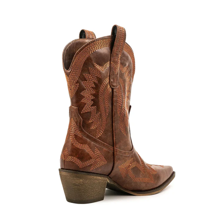 Sinaa | klassieke westerse leren cowboylaarzen voor dames