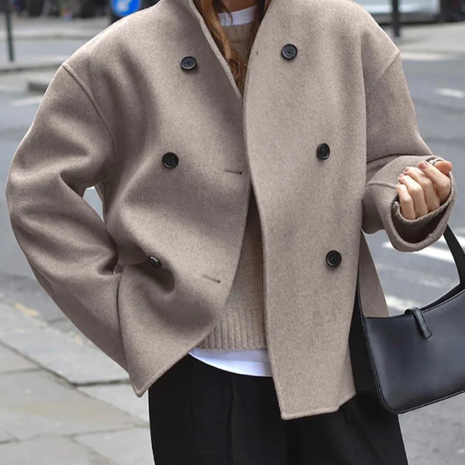 Lisa | trendy oversized pasvorm damenmantel