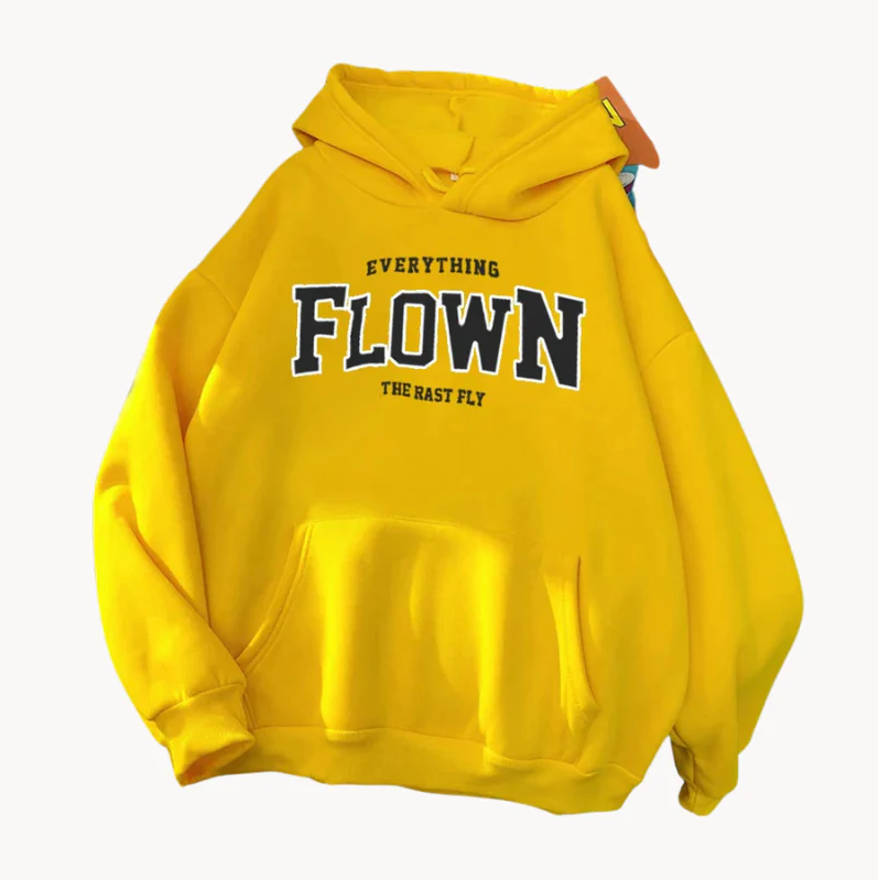 Gulya | stijlvolle trui met capuchon en print voor dames