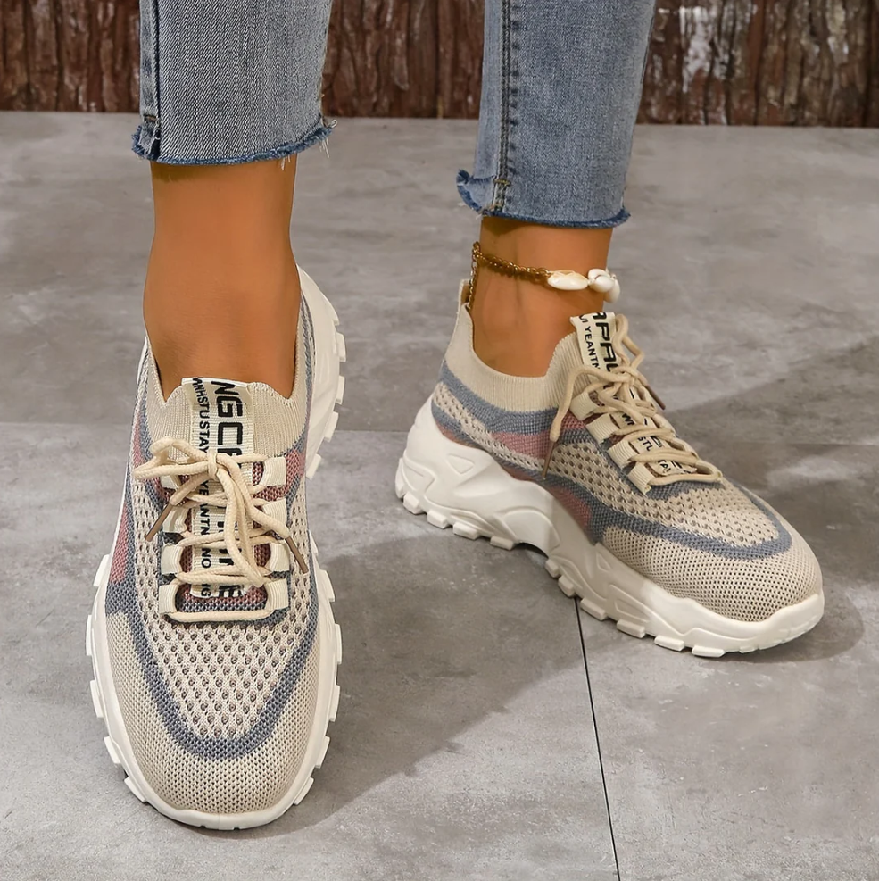 Ademende mesh-sneakers voor dames