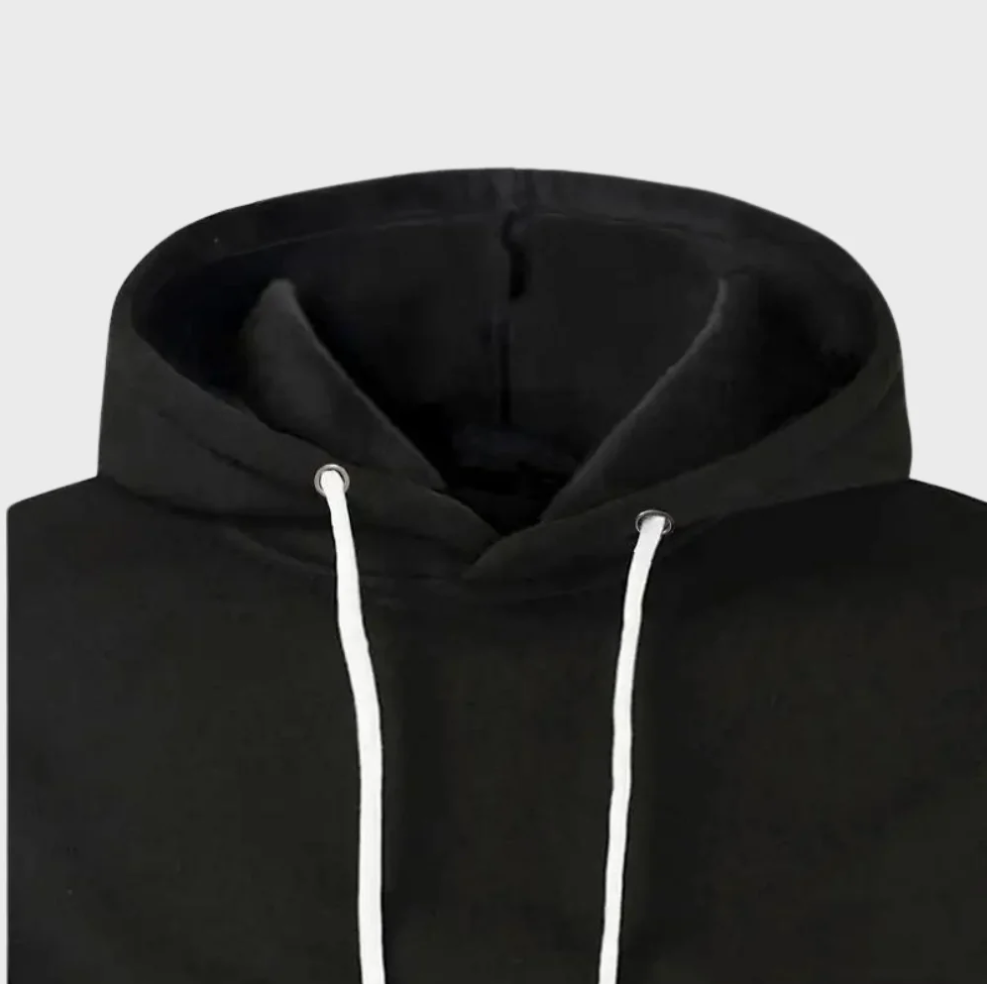 Herenhoodie met kleurblokken